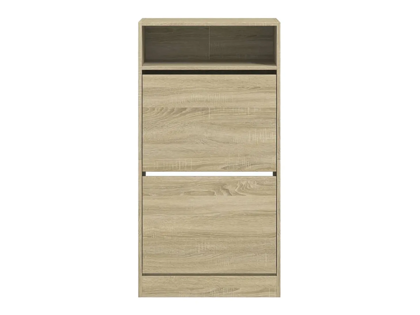 Zapatero de madera de ingeniería roble Sonoma 60x34x116 cm ES124697