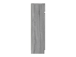 Zapatero de madera de ingeniería gris Sonoma