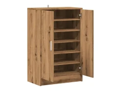Zapatero de madera de ingeniería de roble hecho a mano