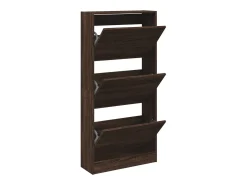 Zapatero de madera de ingeniería roble Sonoma 60x21x125,5 cm ES373828