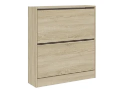 Zapatero de madera de ingeniería roble Sonoma 80x21x87,5 cm ES585474