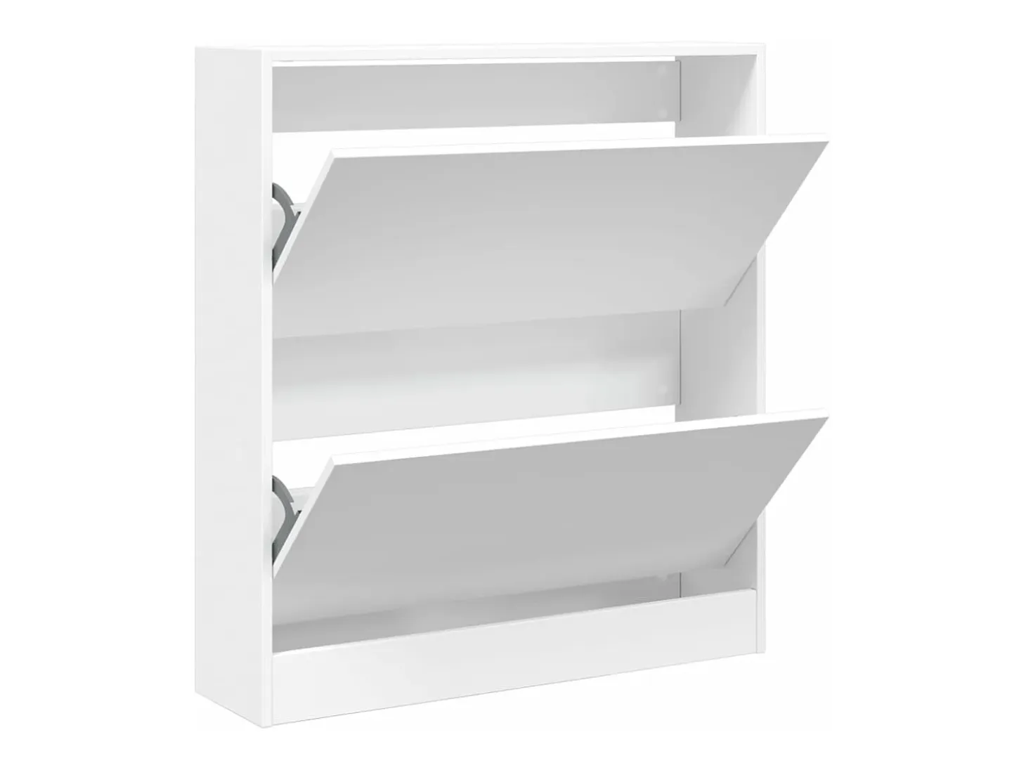Zapatero de madera de ingeniería blanco 80x21x87,5 cm ES433010
