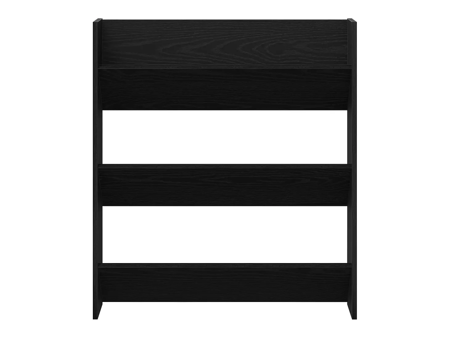 Zapatero de pared - Roble negro, 80 x 18 x 90 cm, madera de ingeniería