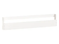 Zapatero de pared 2 uds Blanco 110x9x23cm Pino macizo