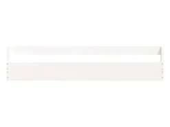 Zapatero de pared 2 uds Blanco 110x9x23cm Pino macizo