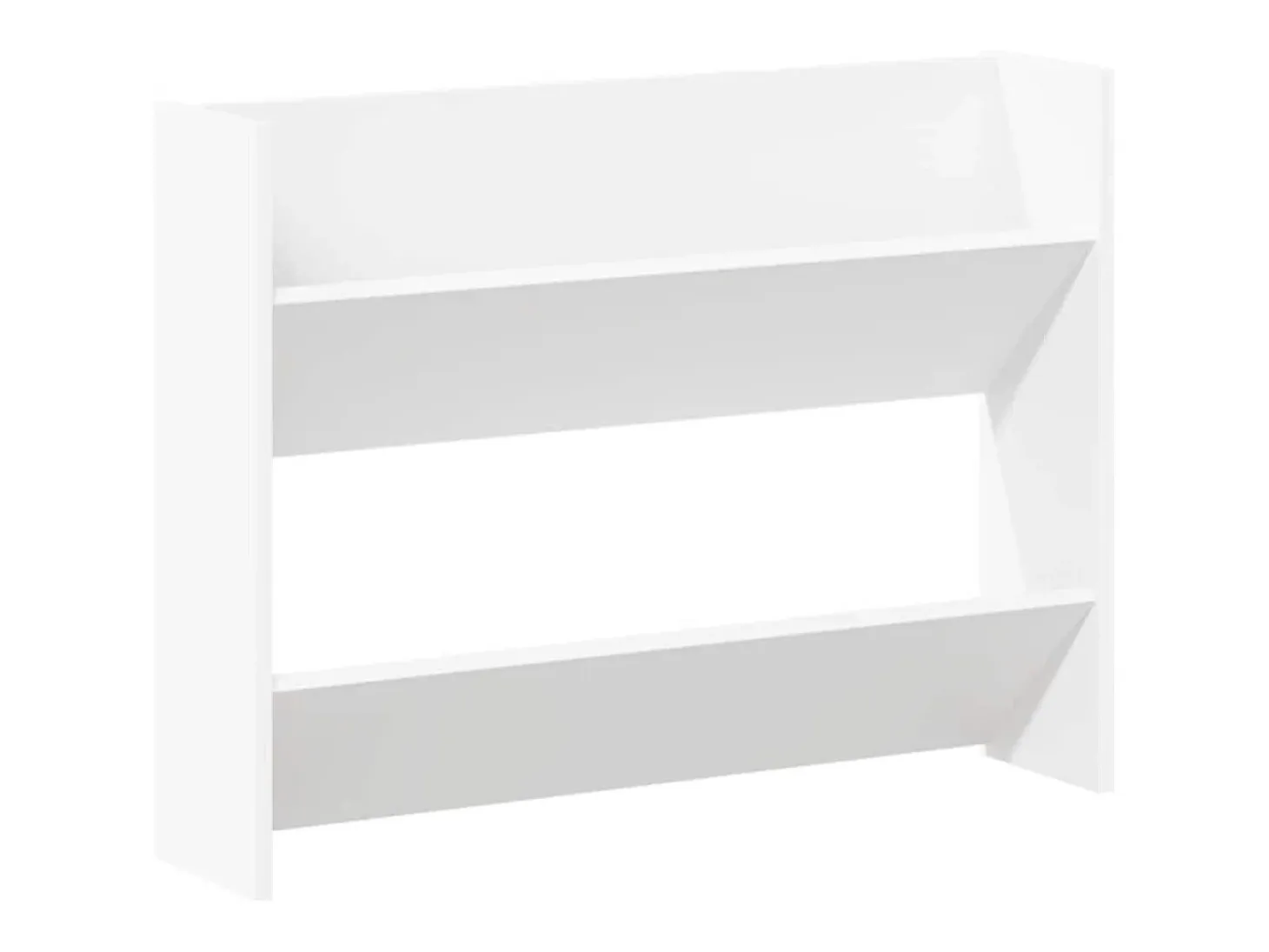 Zapatero de pared Blanco 80x18x60 cm Aglomerado
