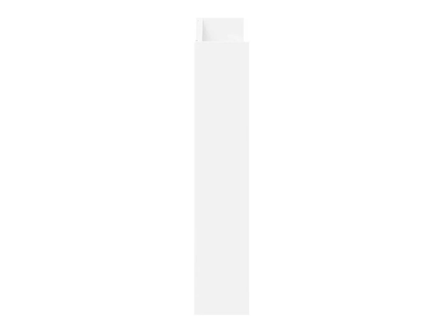 Zapatero de pared blanco 80x18x90 cm madera contrachapada