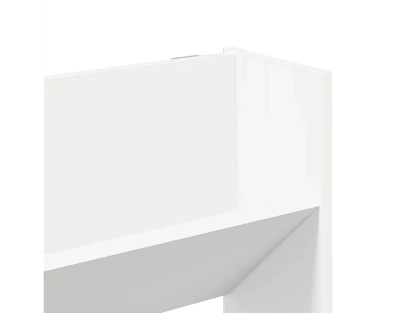 Zapatero de pared blanco 80x18x90 cm madera contrachapada