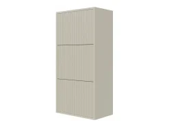 Zapatero de pared con 3 puertas - Greige - 50 cm - VELDIO