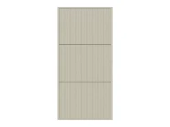 Zapatero de pared con 3 puertas - Greige - 50 cm - VELDIO
