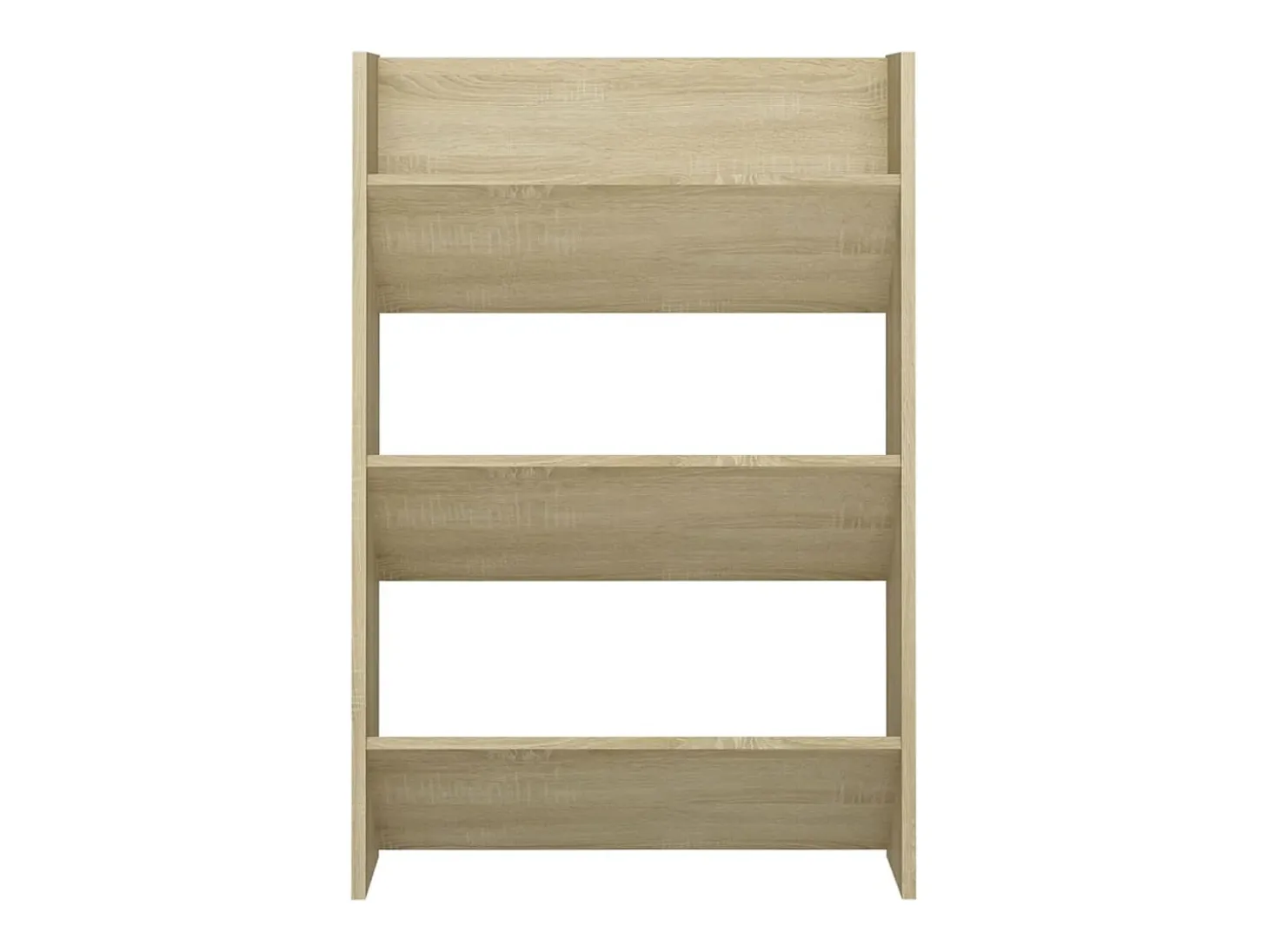 Zapatero de pared de roble Sonoma 60x18x90 cm Aglomerado