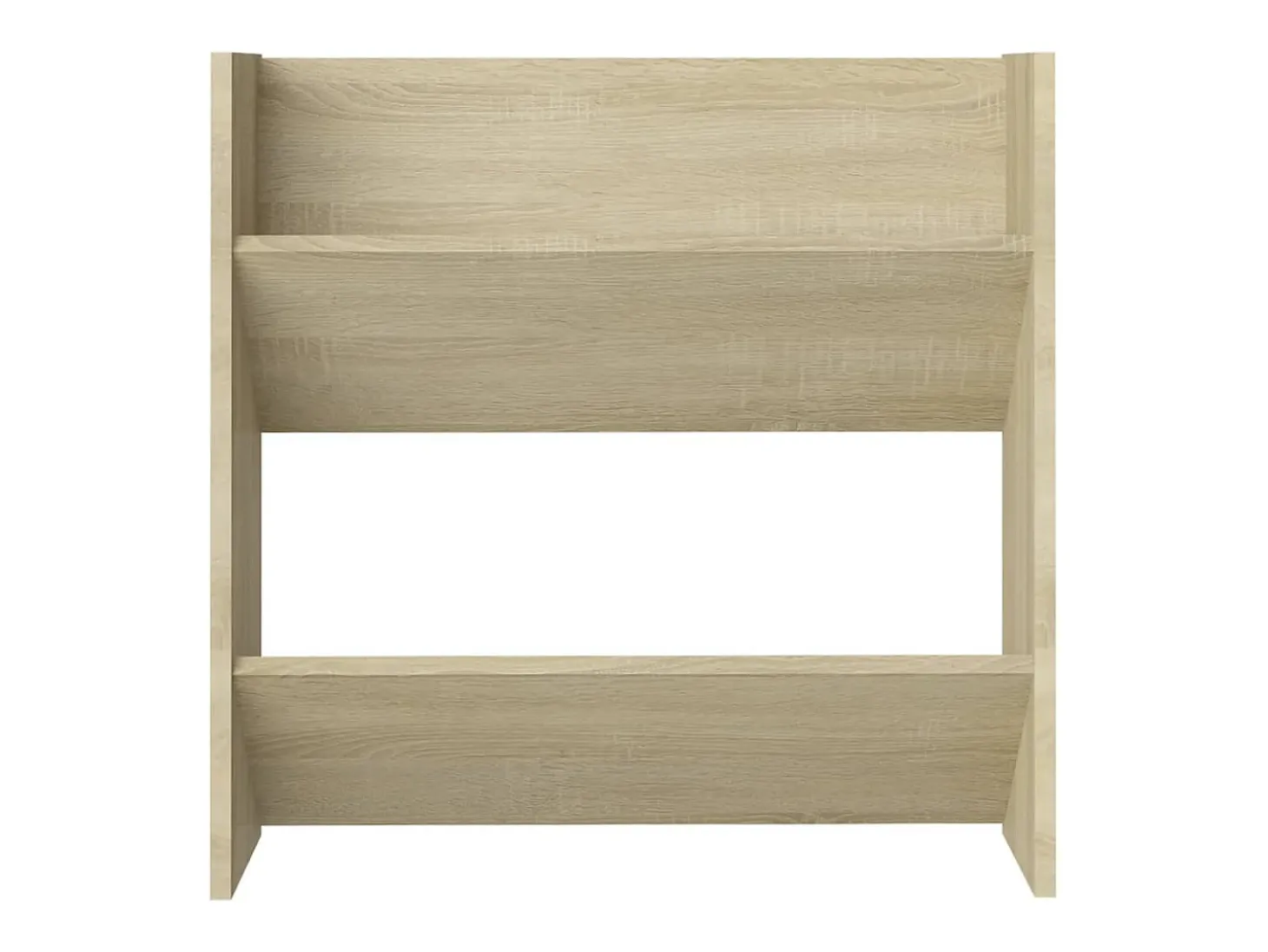 Zapatero de pared de roble Sonoma 60x18x60 cm Aglomerado