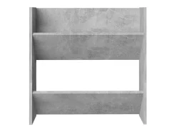Zapatero de pared Gris hormigón 60x18x60 cm Aglomerado