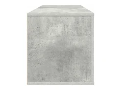 Zapatero de pared gris hormigón 100x35x38 cm