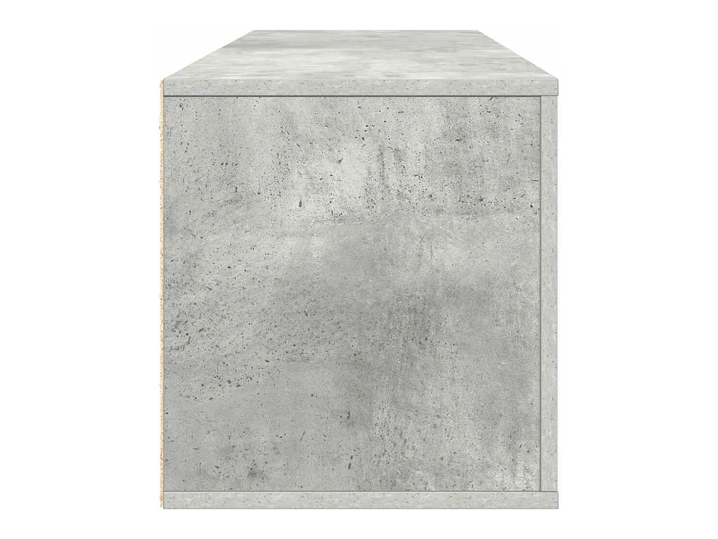 Zapatero de pared gris hormigón 100x35x38 cm
