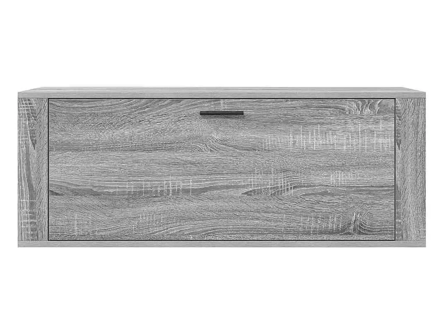 Zapatero de pared gris Sonoma 100x35x38 cm