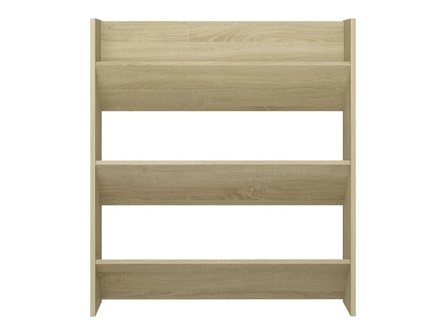 Zapatero de pared madera contrachapada roble Sonoma 80x18x90 cm ES577255