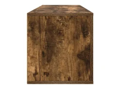 Zapatero de pared Roble ahumado 100x35x38 cm