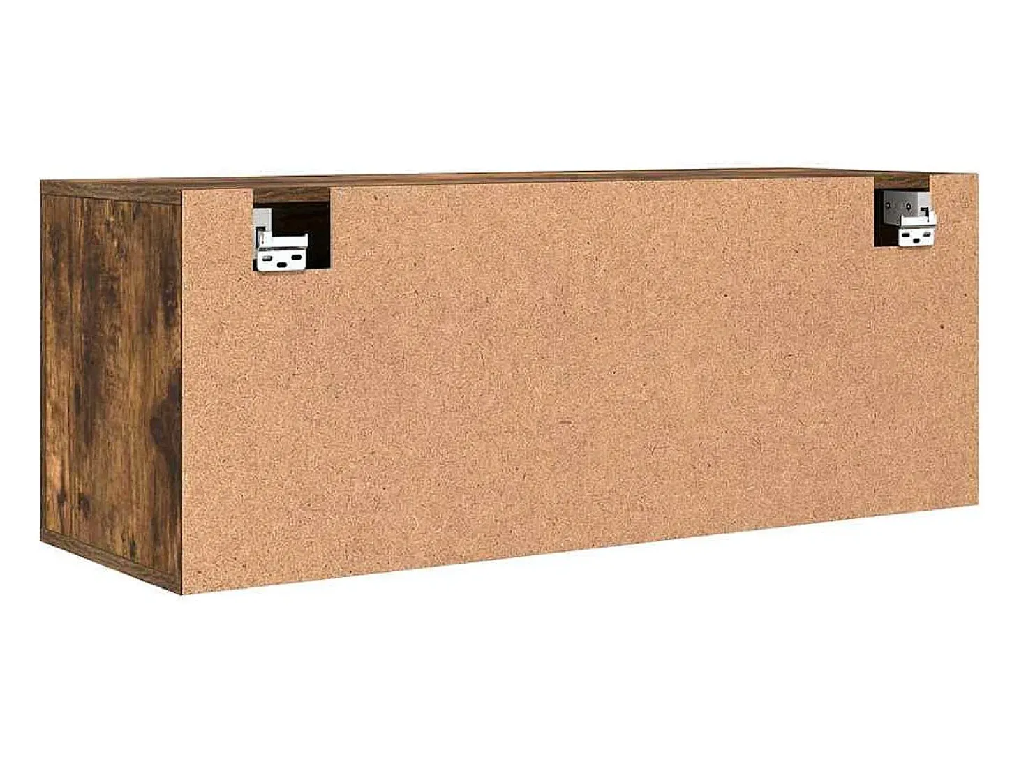 Zapatero de pared Roble ahumado 100x35x38 cm