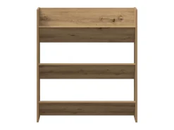 Zapatero de pared, roble artesanal, madera de ingeniería