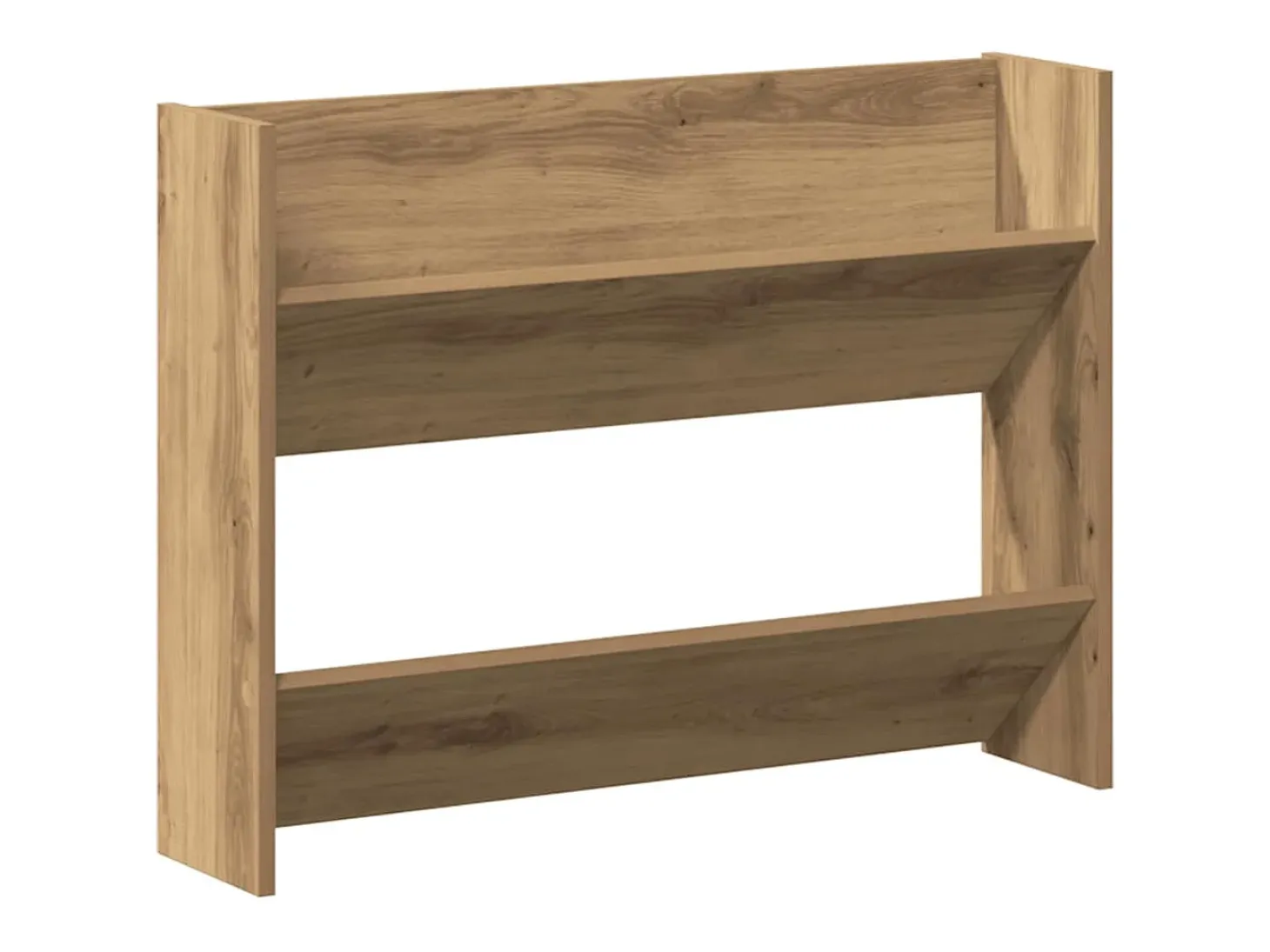 Zapatero de pared, roble artesanal, madera de ingeniería