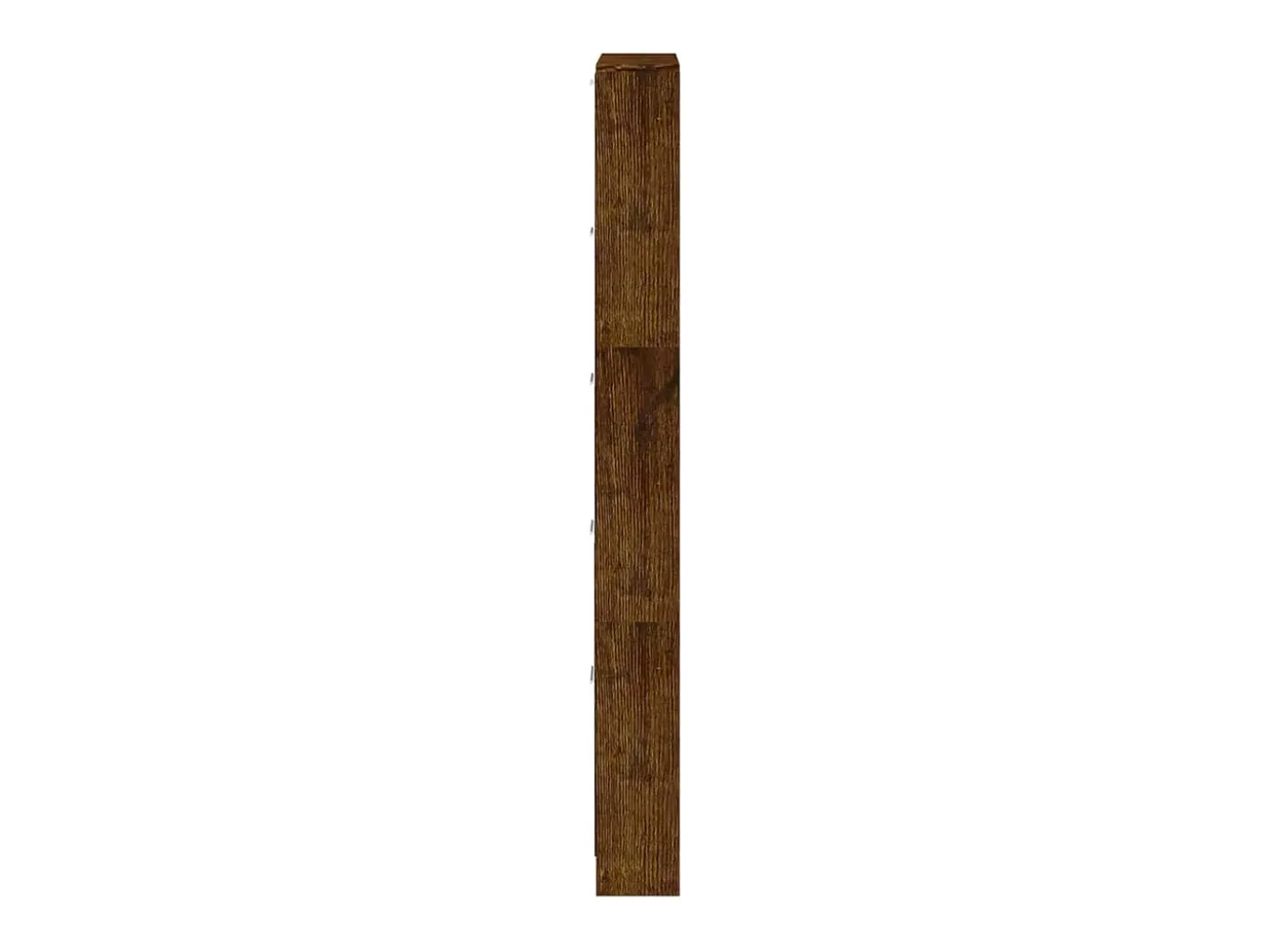 Zapatero de roble ahumado 59x17x169 cm Madera de ingeniería