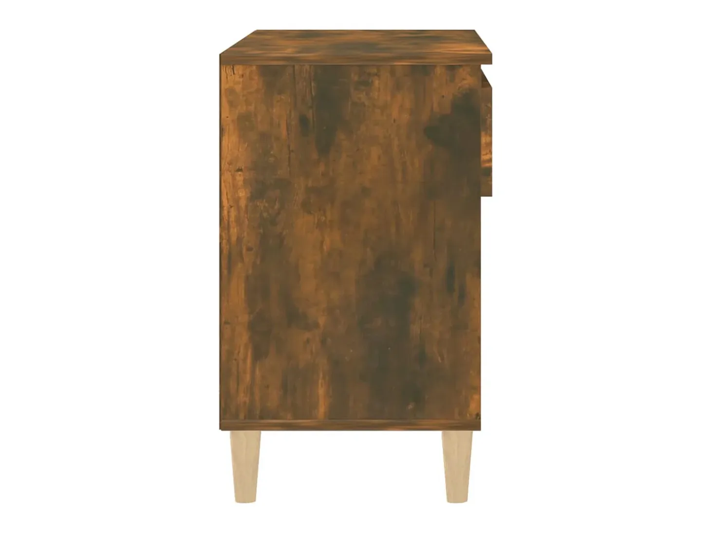 Zapatero de roble ahumado 70x36x60 cm Madera de ingeniería