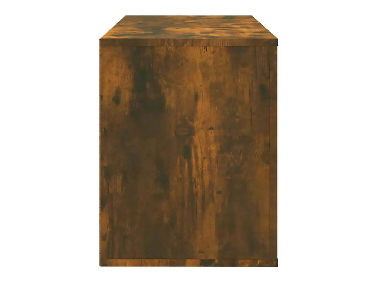 Zapatero de roble ahumado 80x35x45 cm Madera de ingeniería