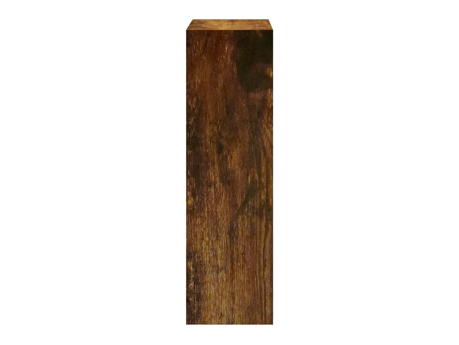 Zapatero de roble ahumado 63x24x81 cm Madera de ingeniería