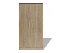 Zapatero de roble de 7 estantes