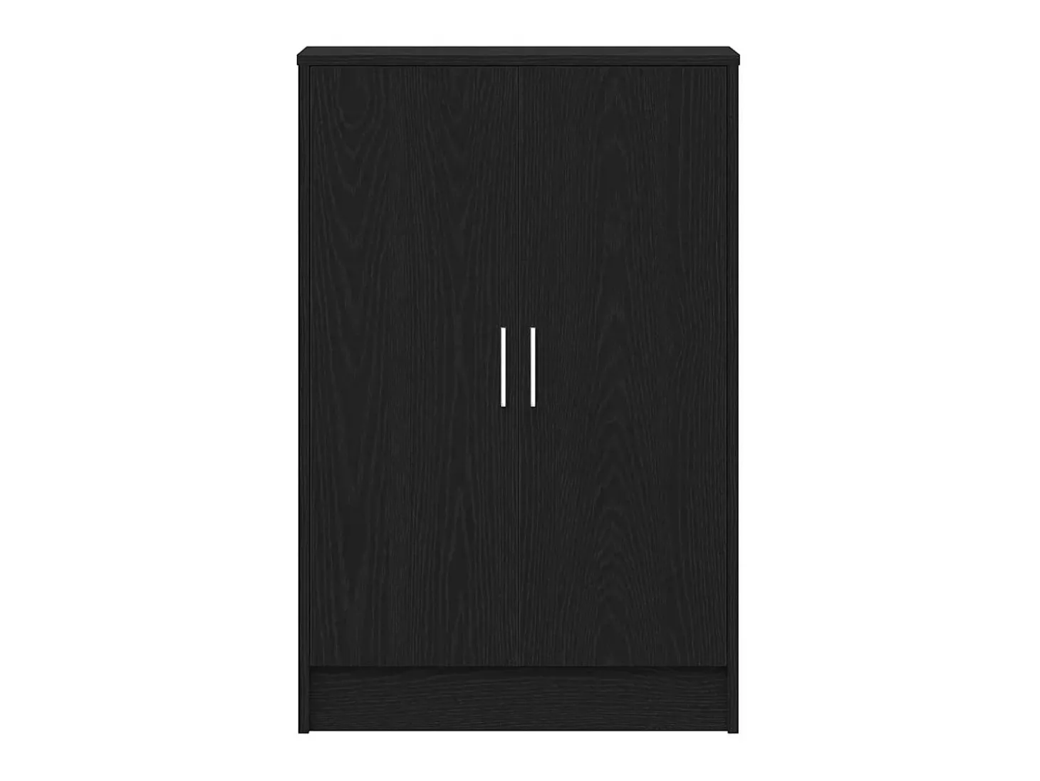 Zapatero de roble negro 60x35x92 cm madera de ingeniería