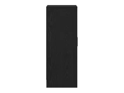 Zapatero de roble negro 60x35x92 cm madera de ingeniería