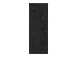 Zapatero de roble negro 31,5x35x90 cm en madera reconstituida