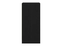 Zapatero de roble negro 29,5x34x76 cm madera de ingeniería