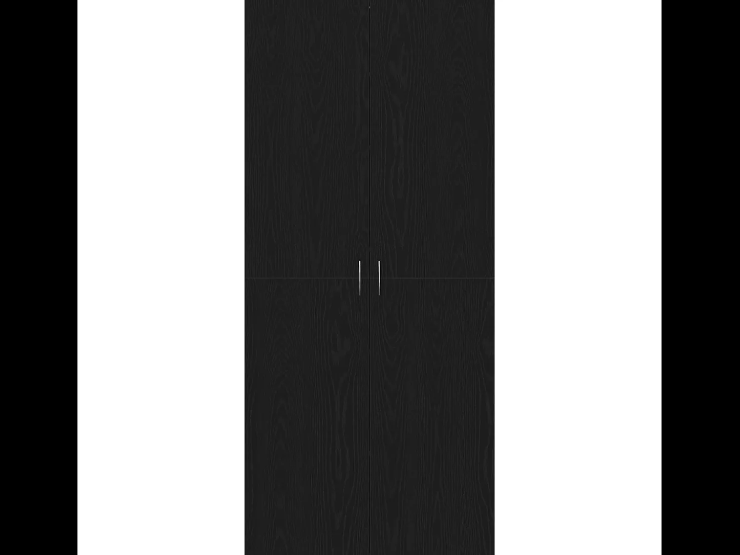 Zapatero de roble negro 80x35,5x180 cm Madera de ingeniería