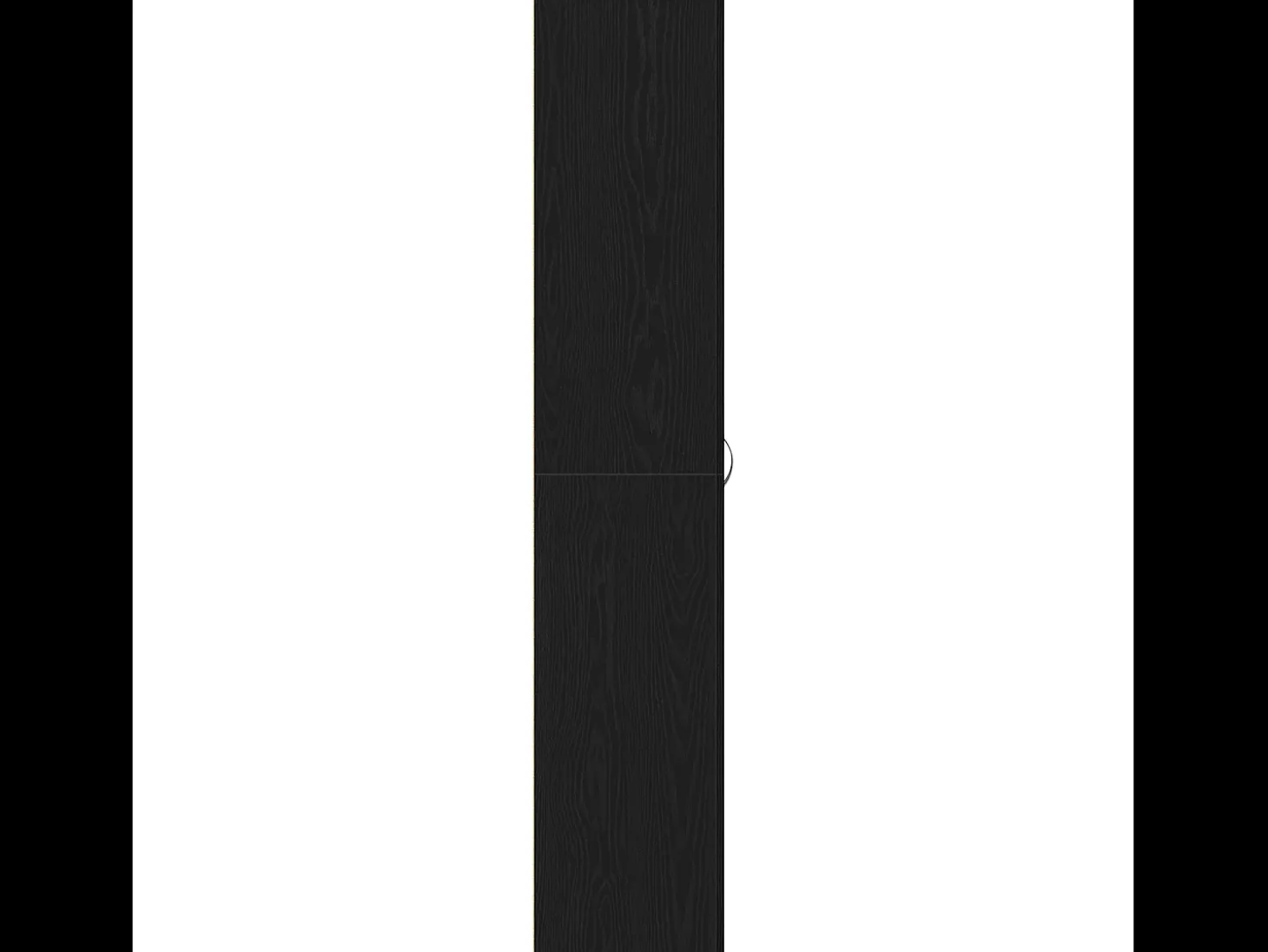 Zapatero de roble negro 80x35,5x180 cm Madera de ingeniería