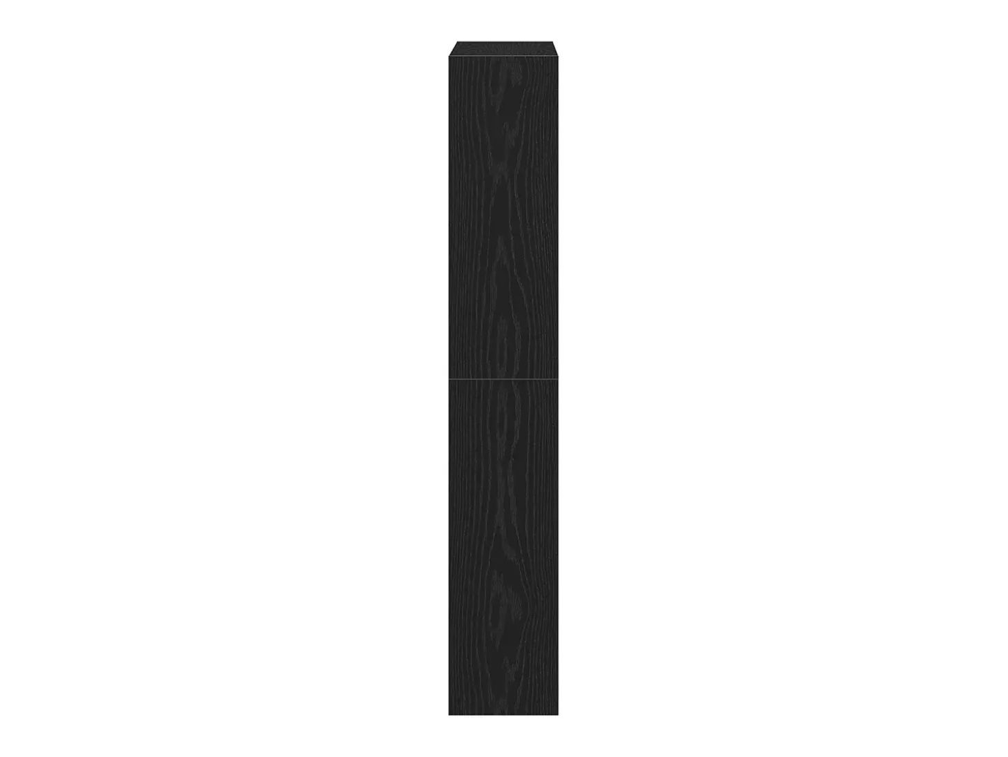 Zapatero de roble negro 80x21x125,5 cm Madera de ingeniería