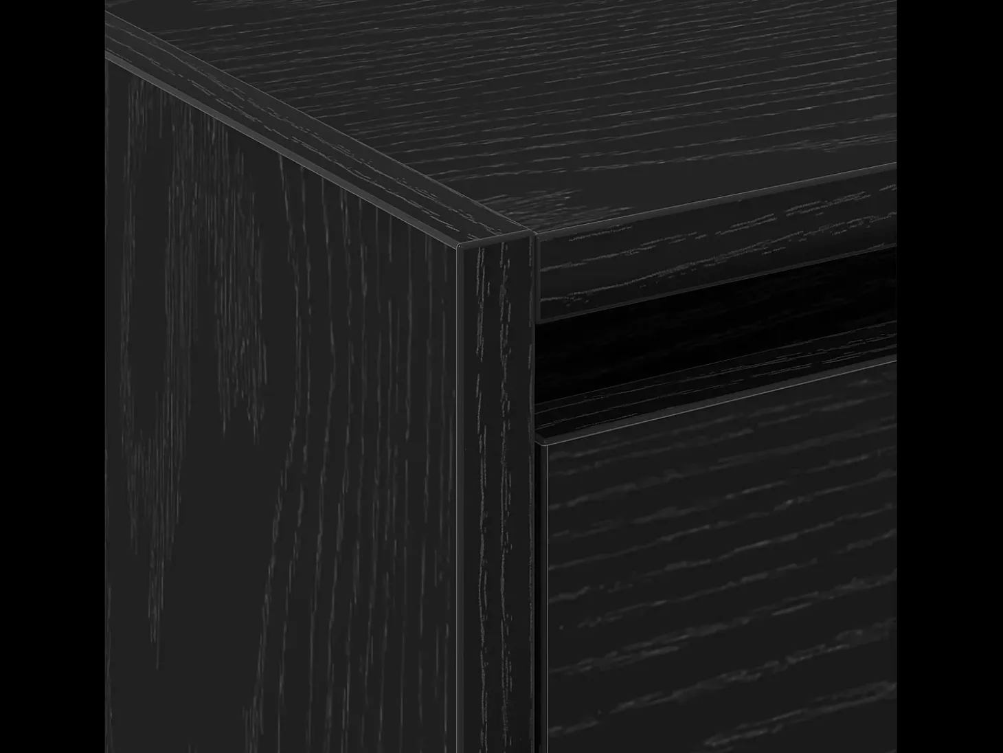 Zapatero de roble negro 80x21x125,5 cm Madera de ingeniería