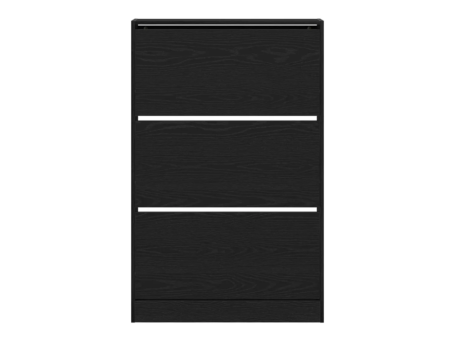 Zapatero de roble negro 80x21x125,5 cm Madera de ingeniería