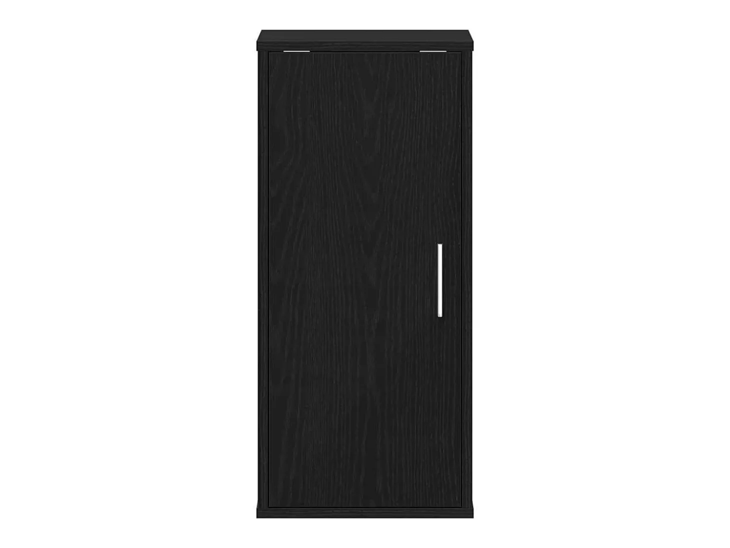Zapatero de roble negro 32x35x70 cm madera de ingeniería