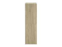 Zapatero de roble Sonoma 60x34x116cm Madera de ingeniería