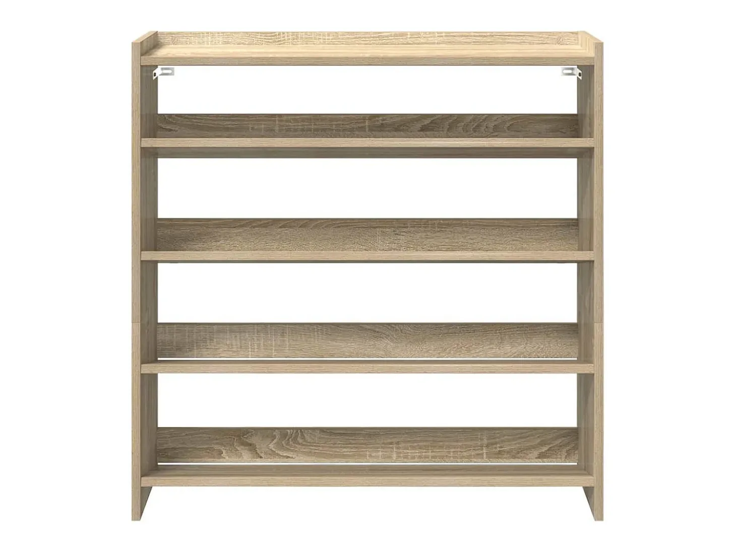Zapatero de roble Sonoma 80x25x81 cm madera de ingeniería