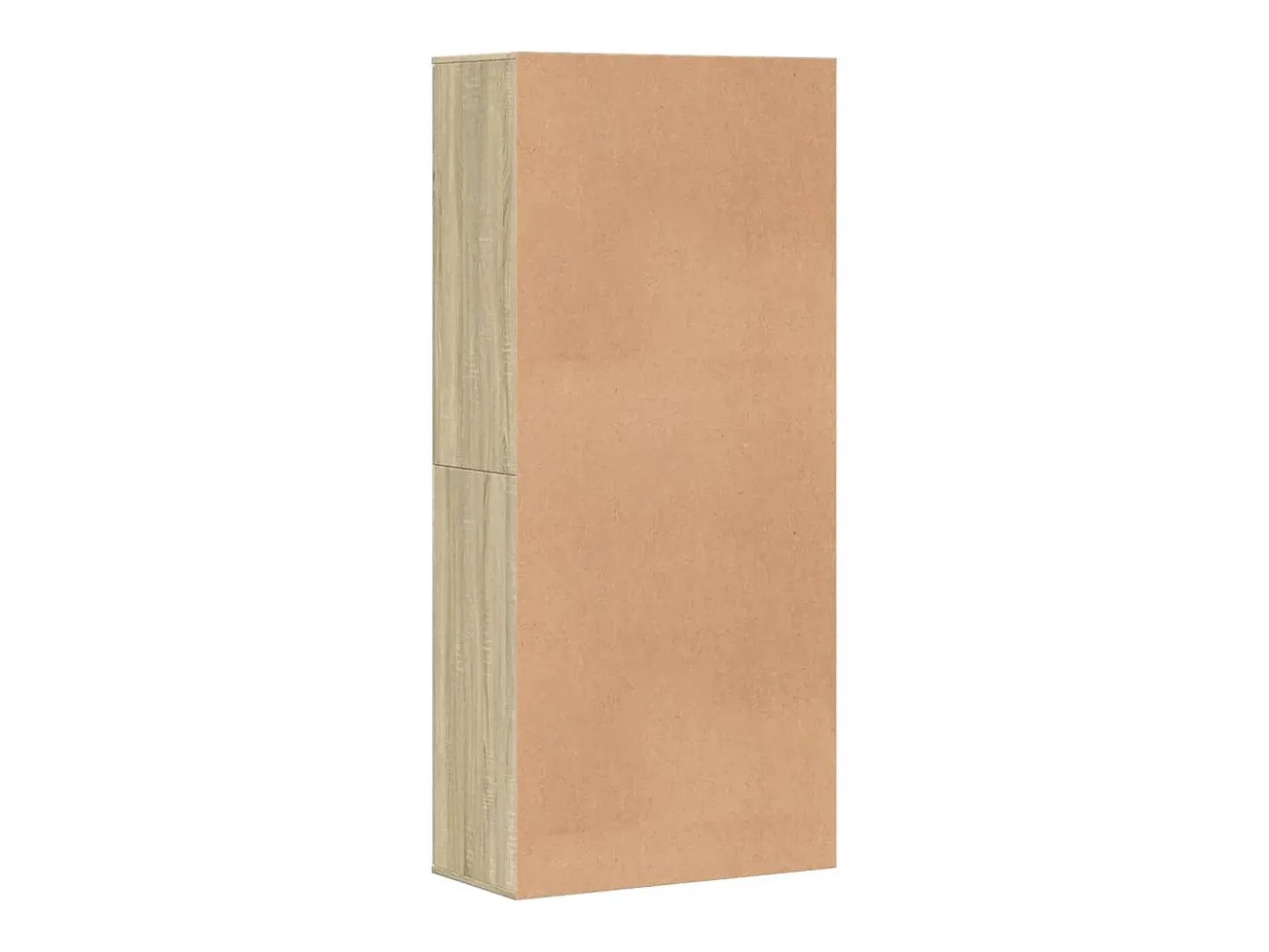 Zapatero de roble Sonoma de 80 x 39 x 178 cm de madera de ingeniería
