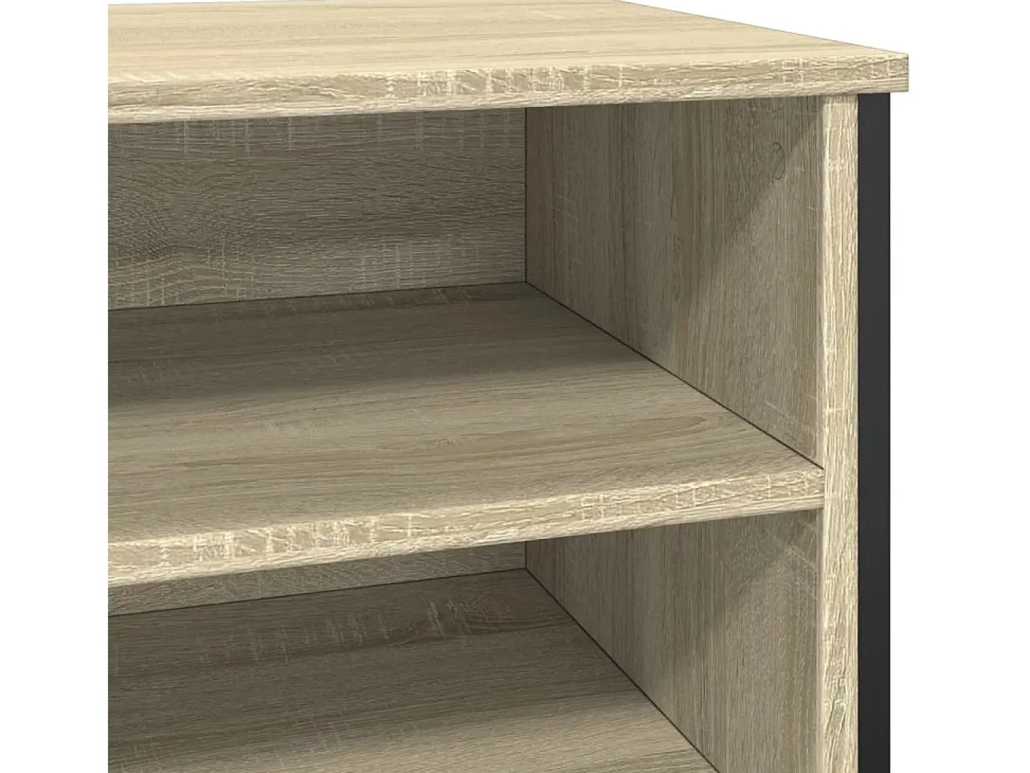 Zapatero de roble Sonoma 80x38x78 cm madera de ingeniería