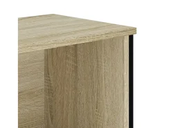 Zapatero de roble Sonoma 90x38x45,5 cm