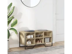 Zapatero de roble Sonoma 90x38x45,5 cm