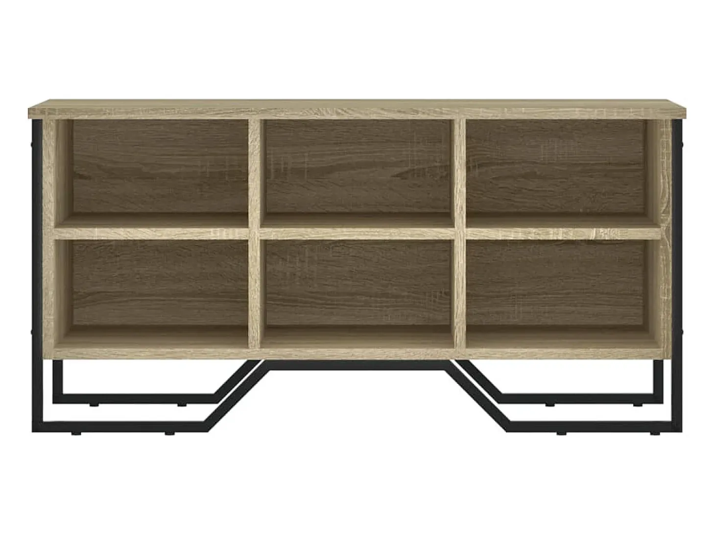 Zapatero de roble Sonoma 90x38x45,5 cm