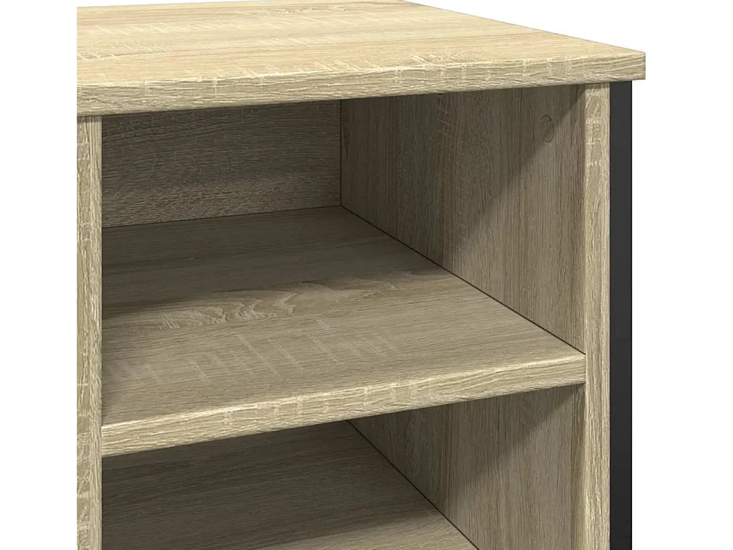 Zapatero de roble Sonoma 90x38x61,5 cm madera de ingeniería