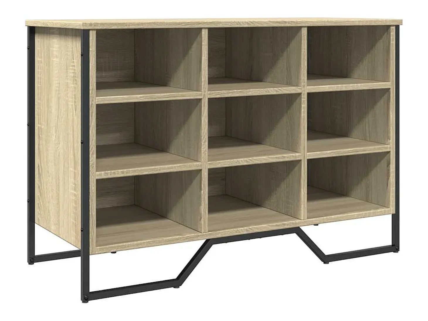 Zapatero de roble Sonoma 90x38x61,5 cm madera de ingeniería