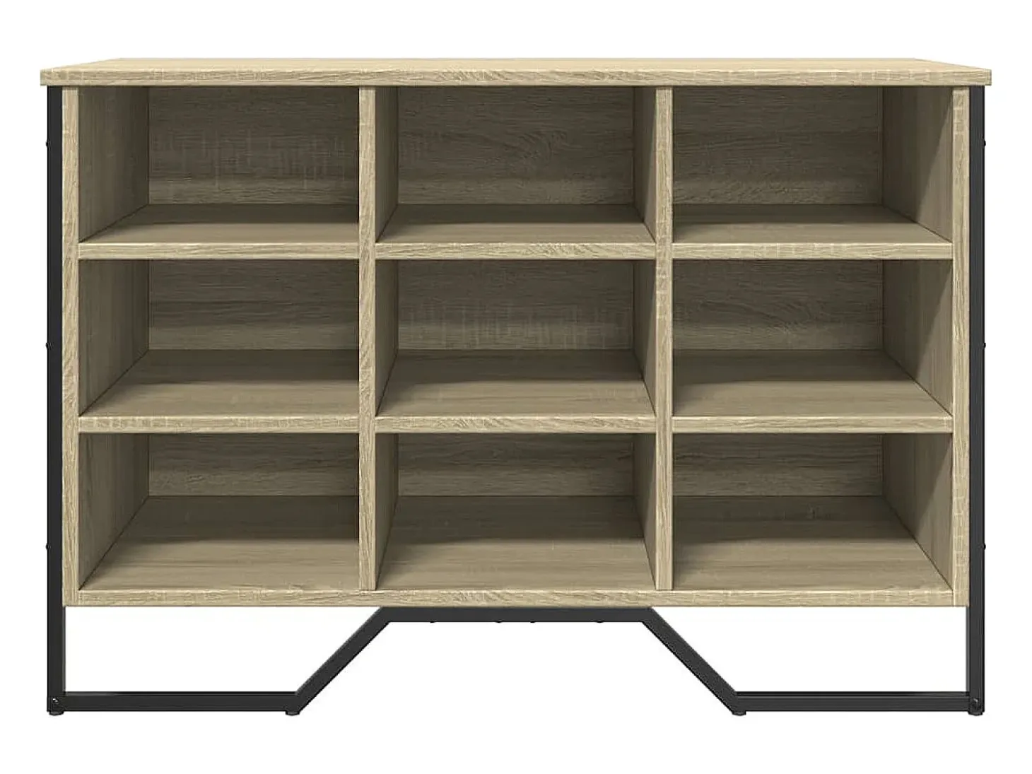 Zapatero de roble Sonoma 90x38x61,5 cm madera de ingeniería